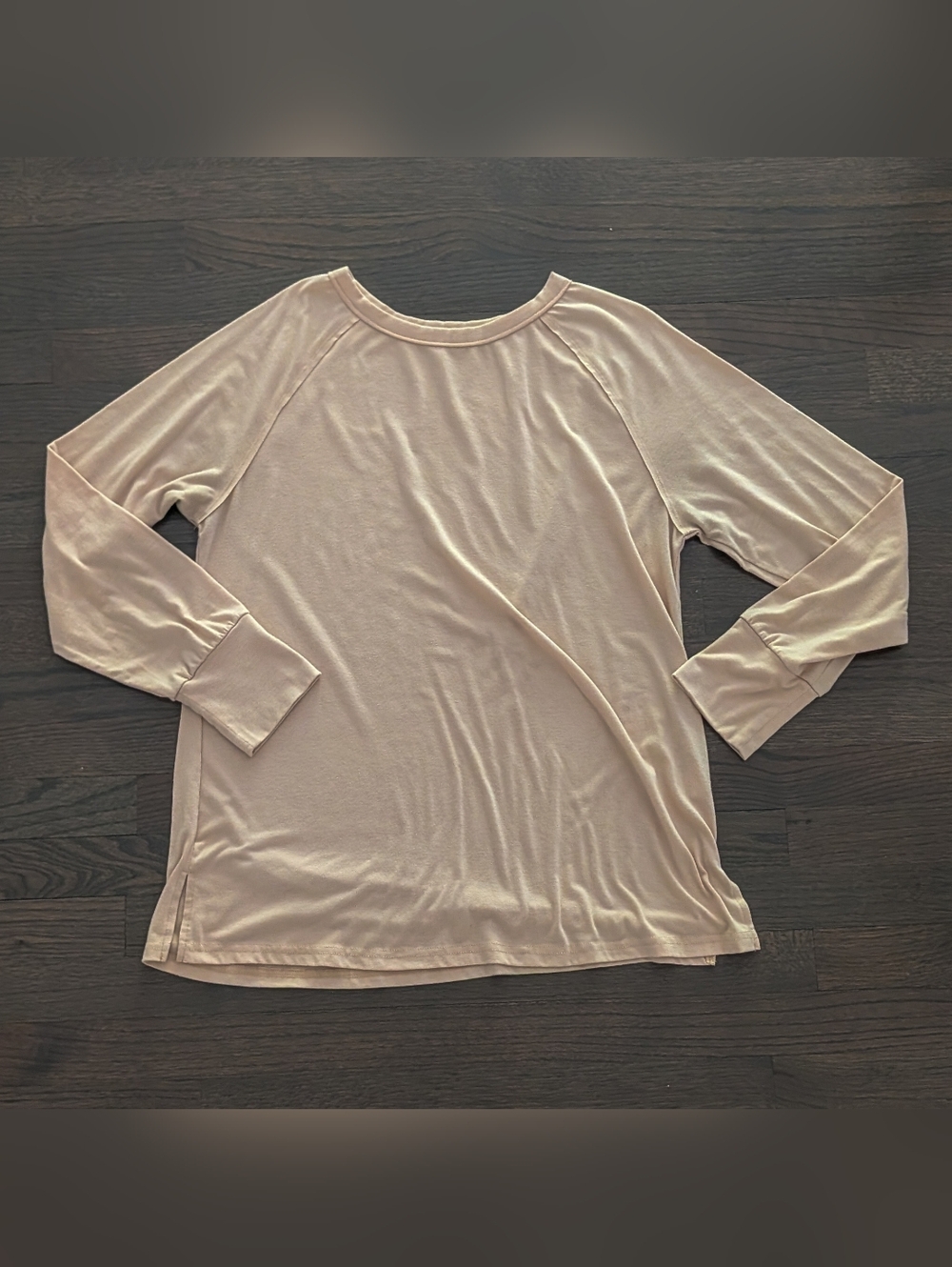 Women's Long Sleeve Tunic Top T-Shirt, Large